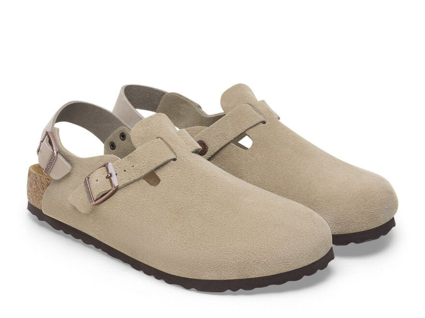 Birkenstock: Tokio in Taupe Narrow - J. Cole Shoes
