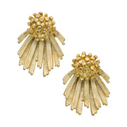 Susan Shaw: Gold Cluster/Fan Studs
