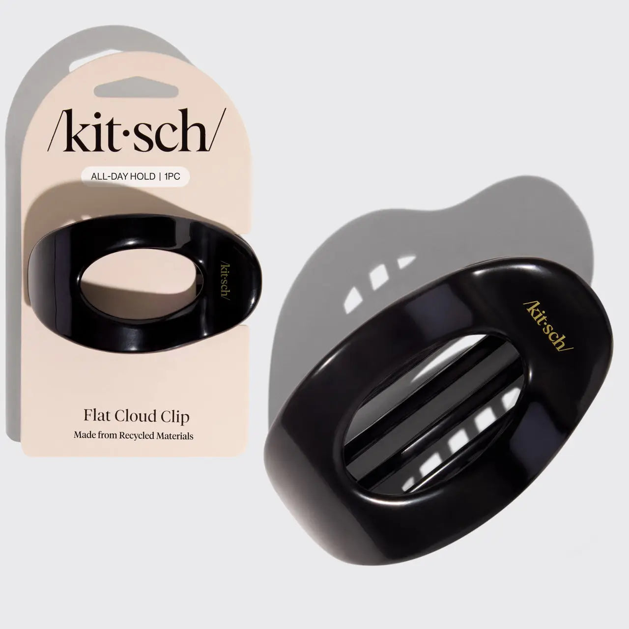 Kitsch: Black Flat Cloud Clip - Medium