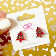 Sandy + Rizzo: Acrylic Christmas Tree Stud Earring
