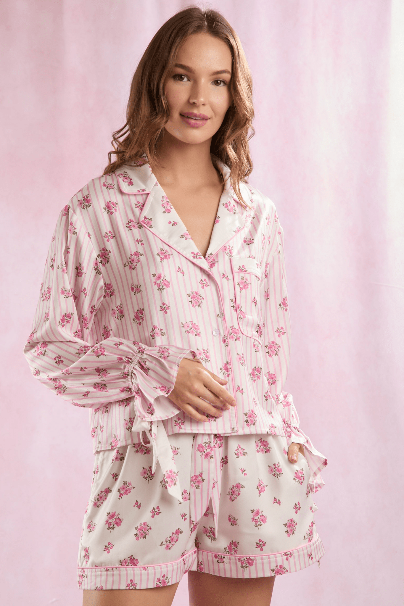 Callie Pink PJs - J. Cole ShoesPEACH LOVE CALIFORNIACallie Pink PJs