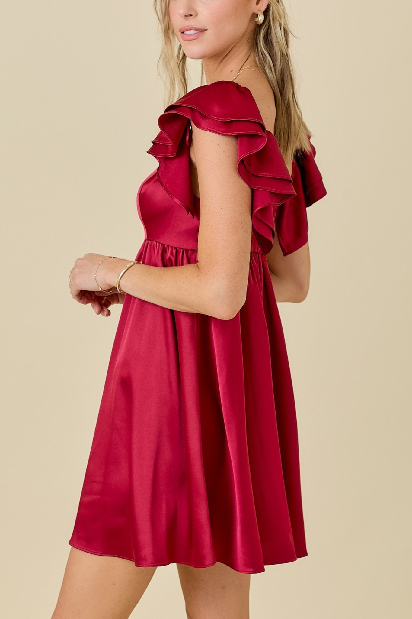 Camellia Ruffle Dress - J. Cole ShoesDAY + MOONCamellia Ruffle Dress