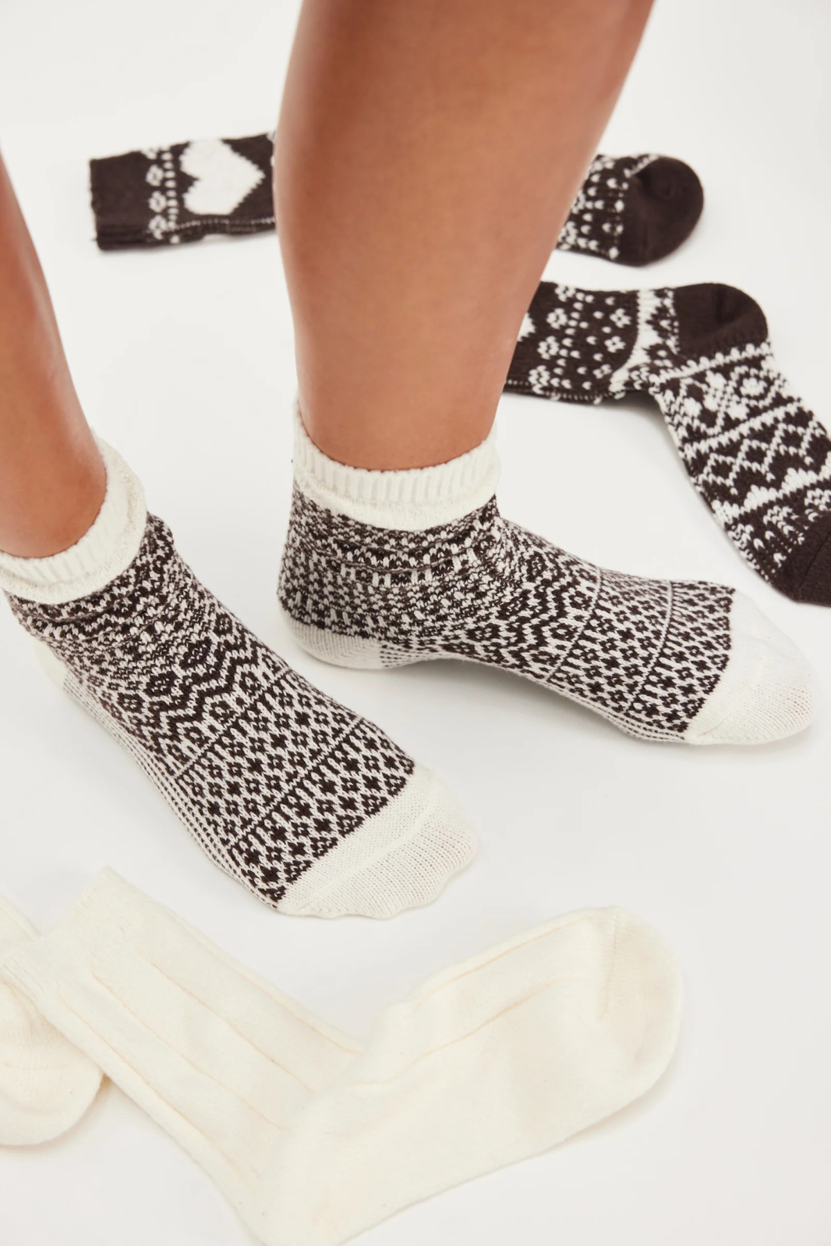 free people brown knit socks at jcole shoes tulsa