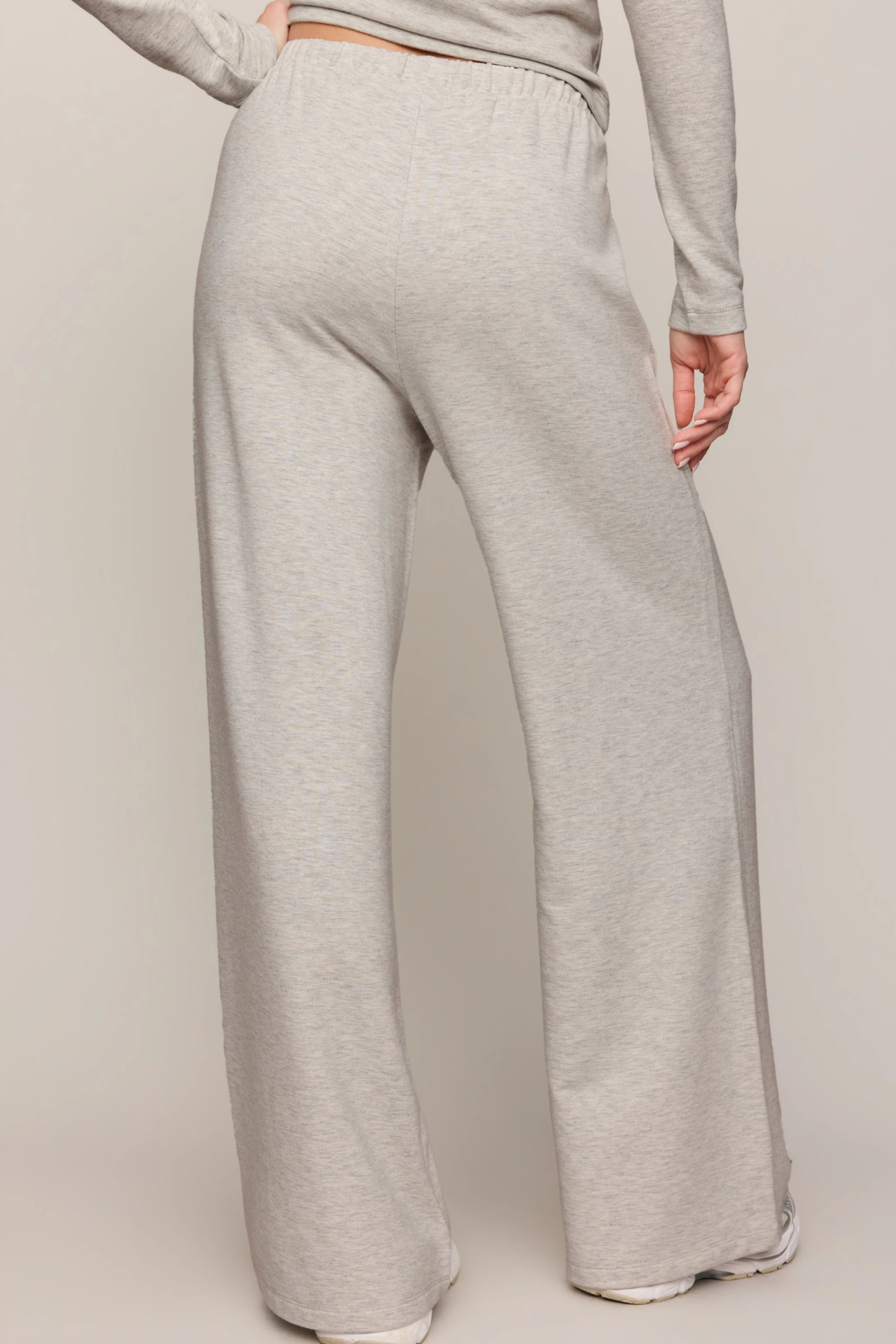 grey wide leg sweatpants at jcole shoes tulsa