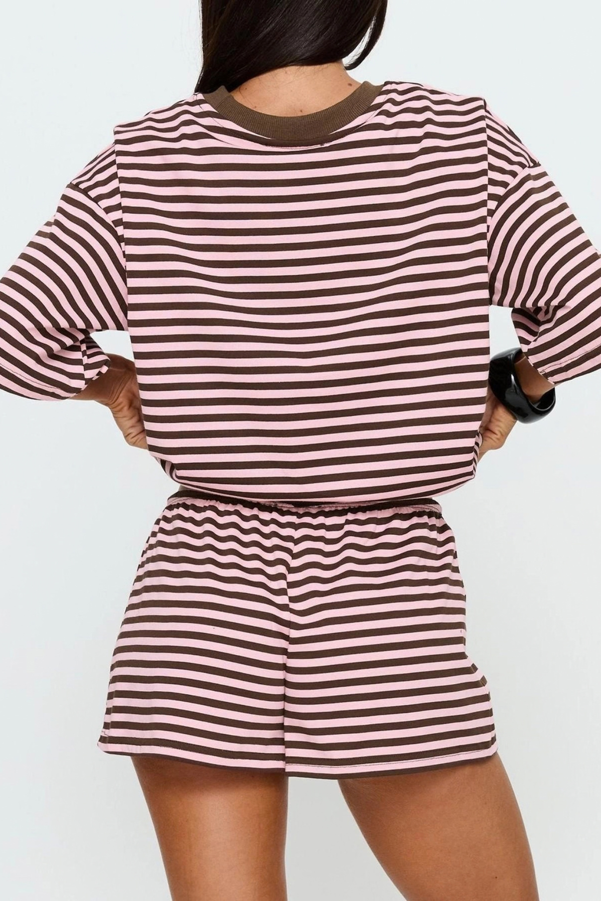 striped lounge set at jcole shoes tulsa