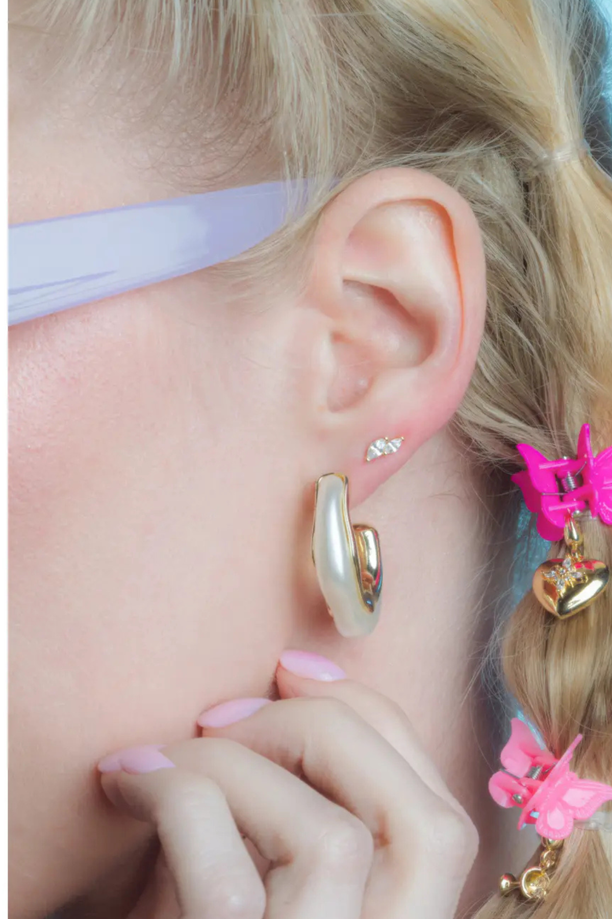 Kinsey Designs Miranda Shell Pearl Earrings