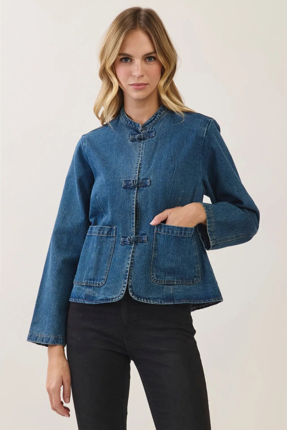 denim jacket at jcole shoes tulsa