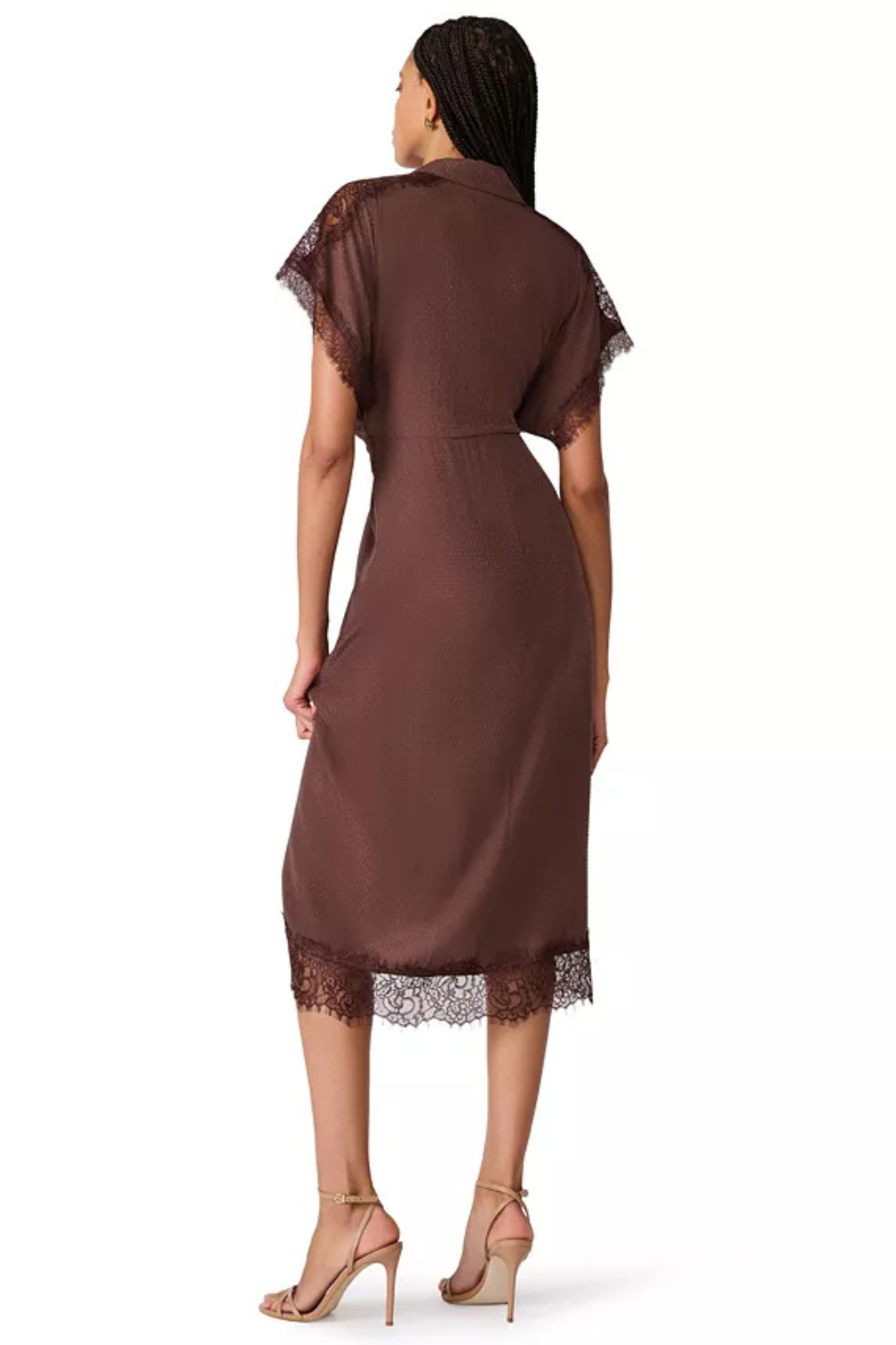 brown midi dress at jcole shoes tulsa