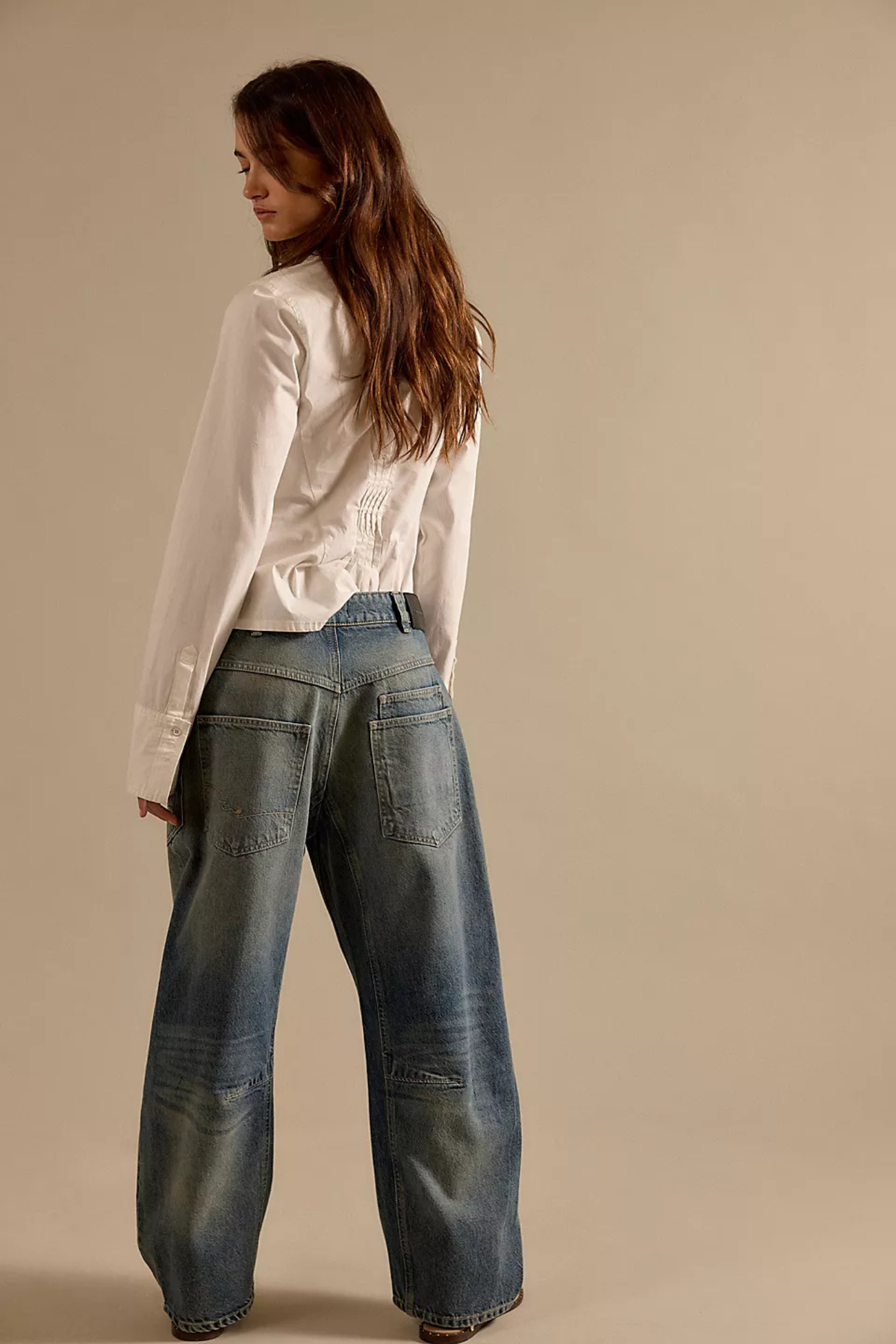 free people barrel jeans