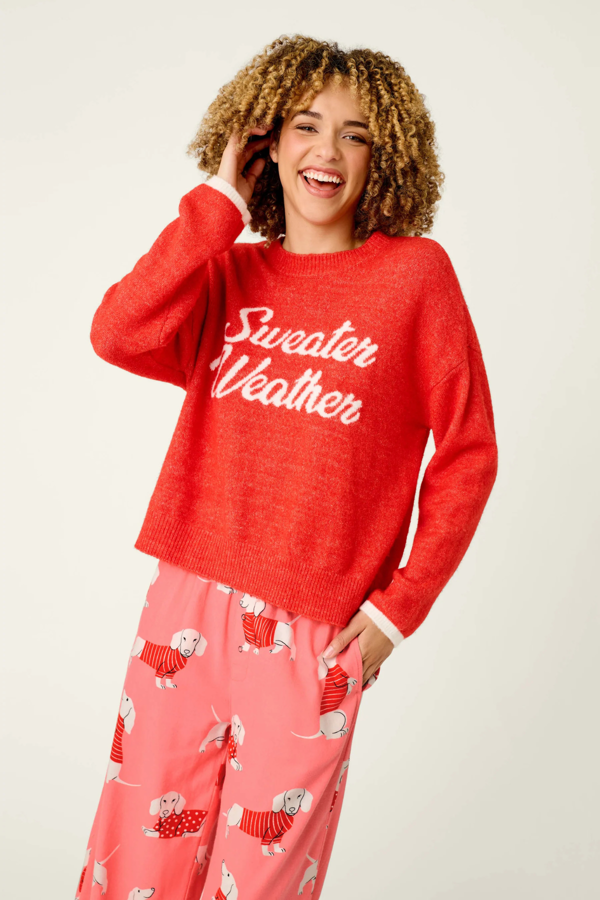 PJ Salvage Women's Ruby Sweater Weather Snuggle Sweater