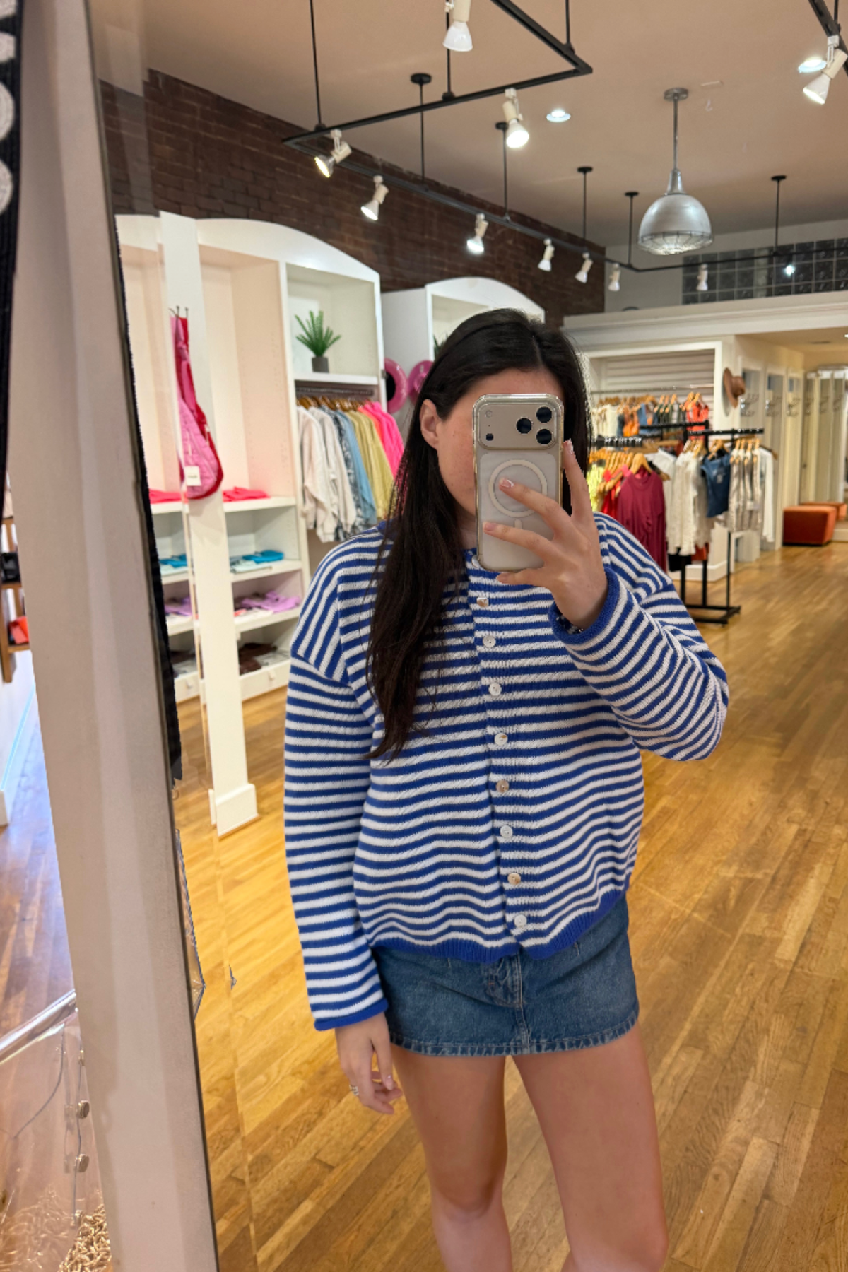 striped sweater at jcole shoes tulsa
