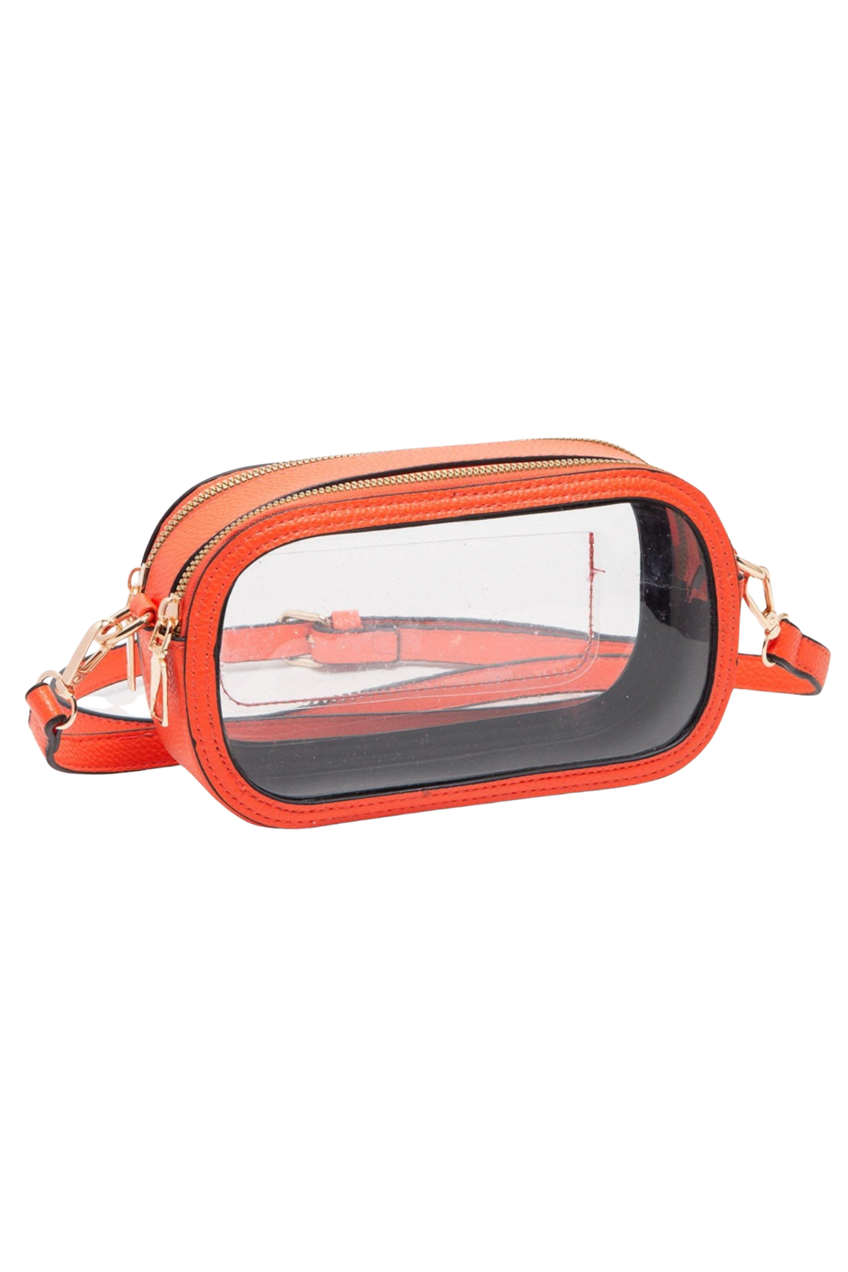 Double Zip Game Day Bag in Orange