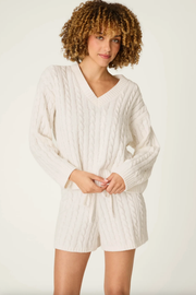 white cable knit sweater at jcole shoes tulsa
