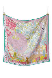 pink silk scarf at jcole shoes tulsa
