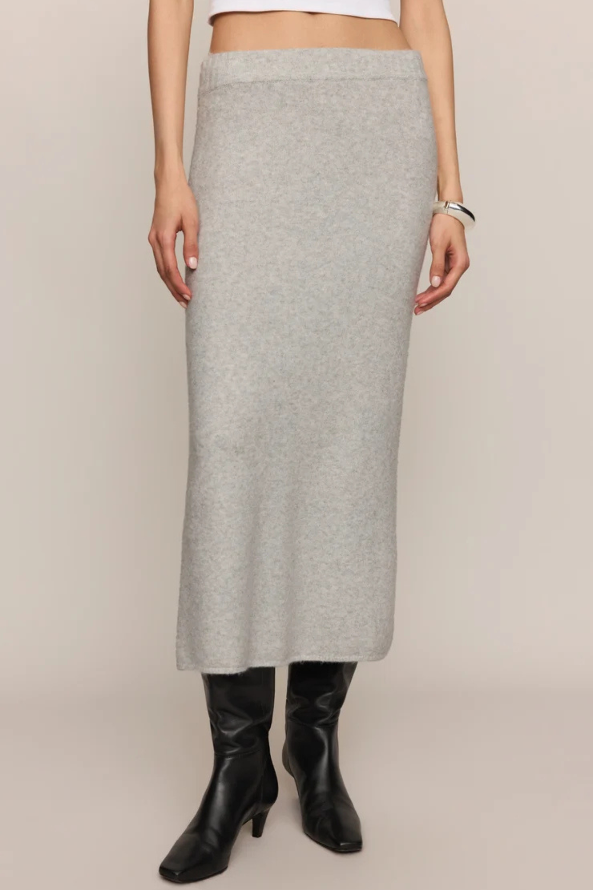 grey knit pencil skirt at jcole shoes tulsa