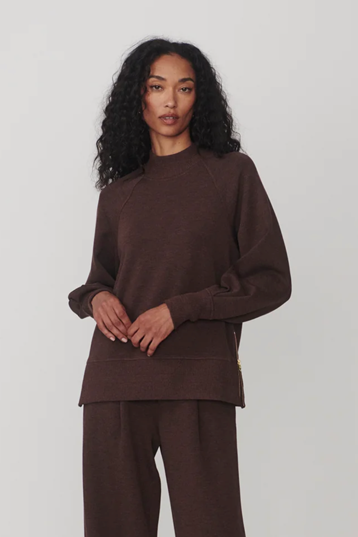 brown varley sweatshirt at jcole shoes tulsa