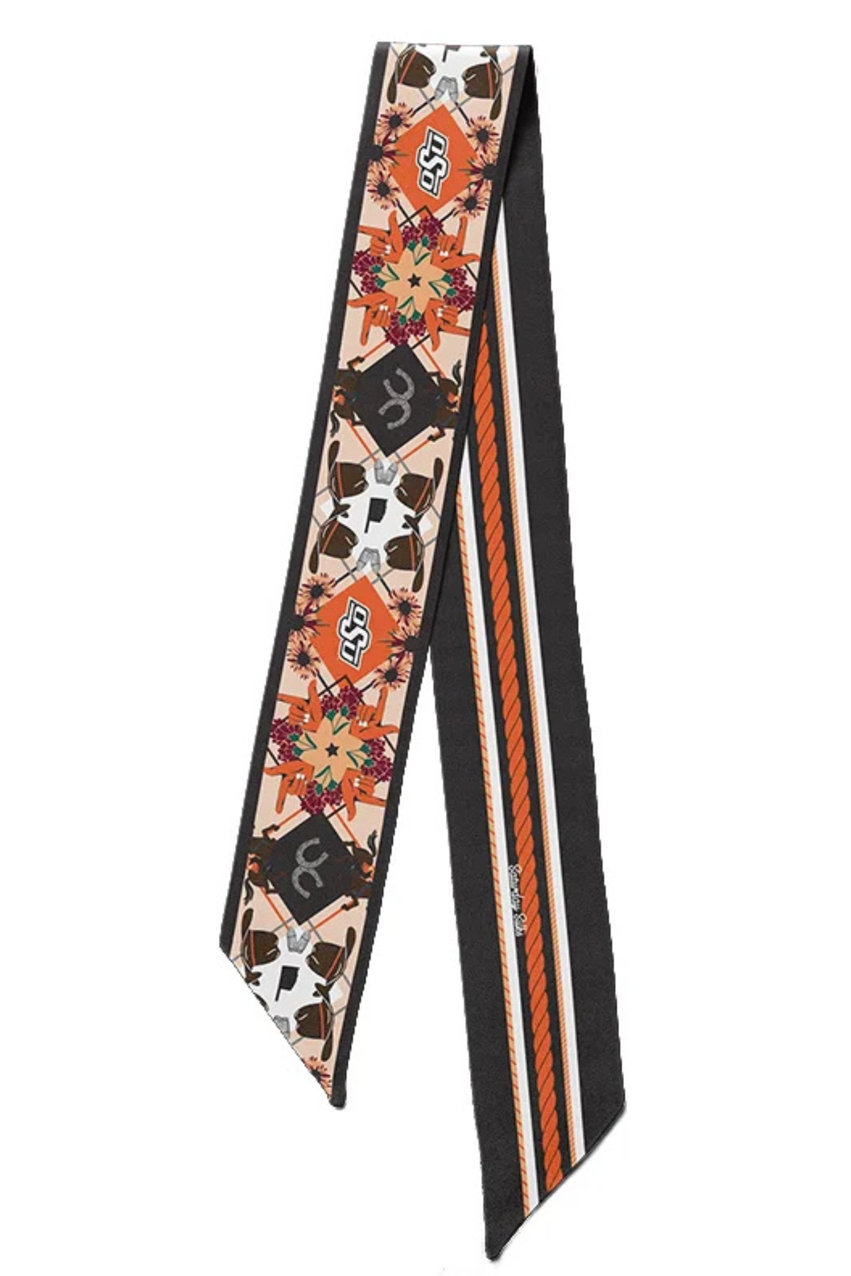 oklahoma state university skinny scarf at jcole shoes tulsa