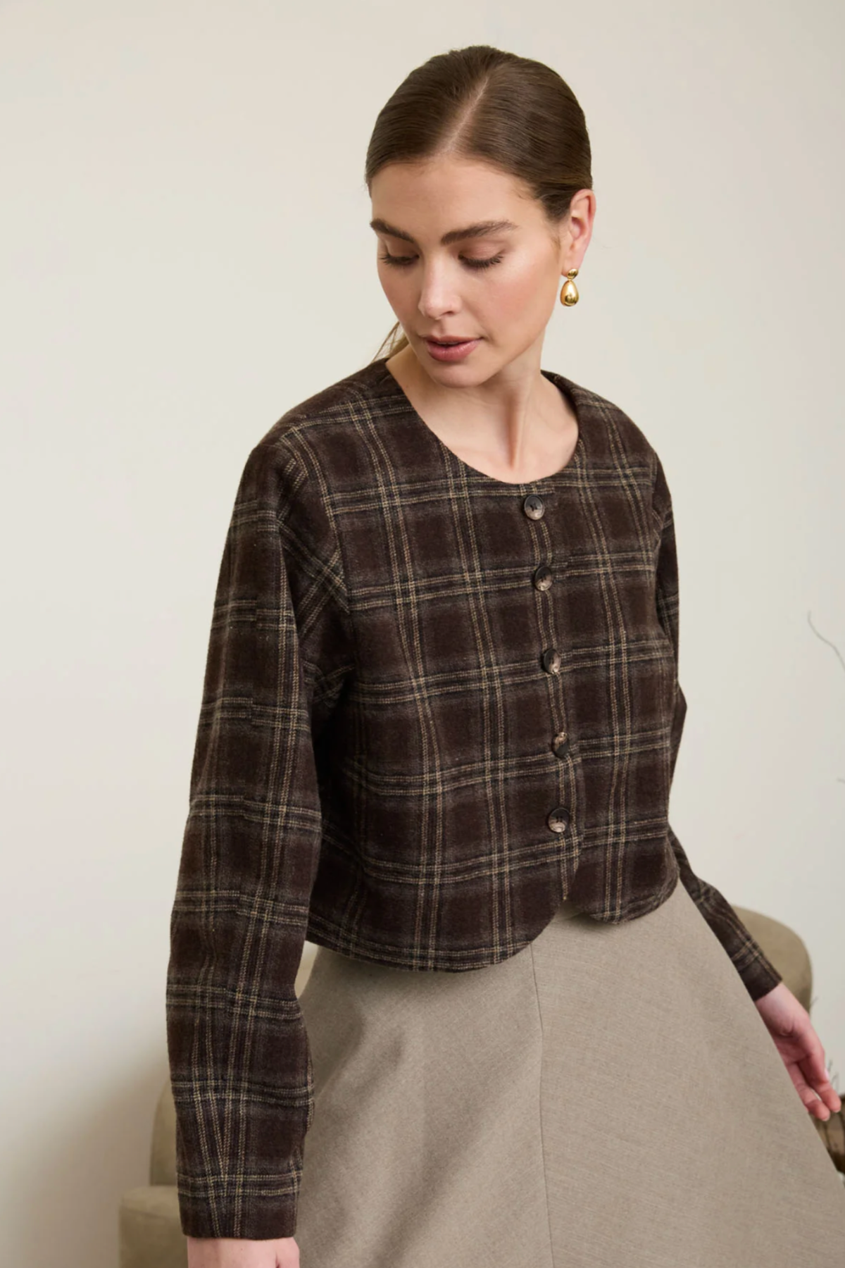 plaid jacket at jcole shoes tulsa