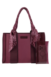 burgundy case mate tote bag at jcole shoes tulsa