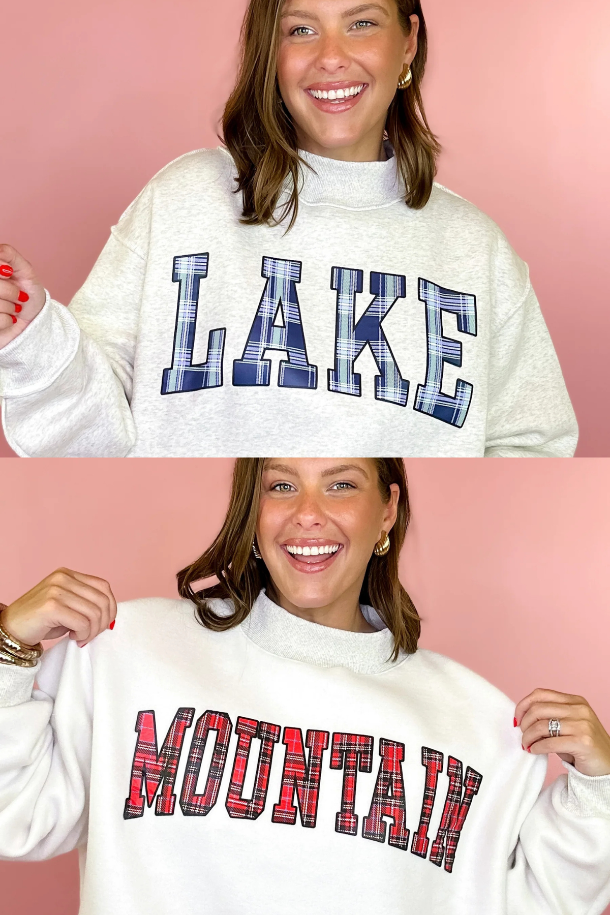 lake/mountain reversible sweatshirt at jcole shoes tulsa
