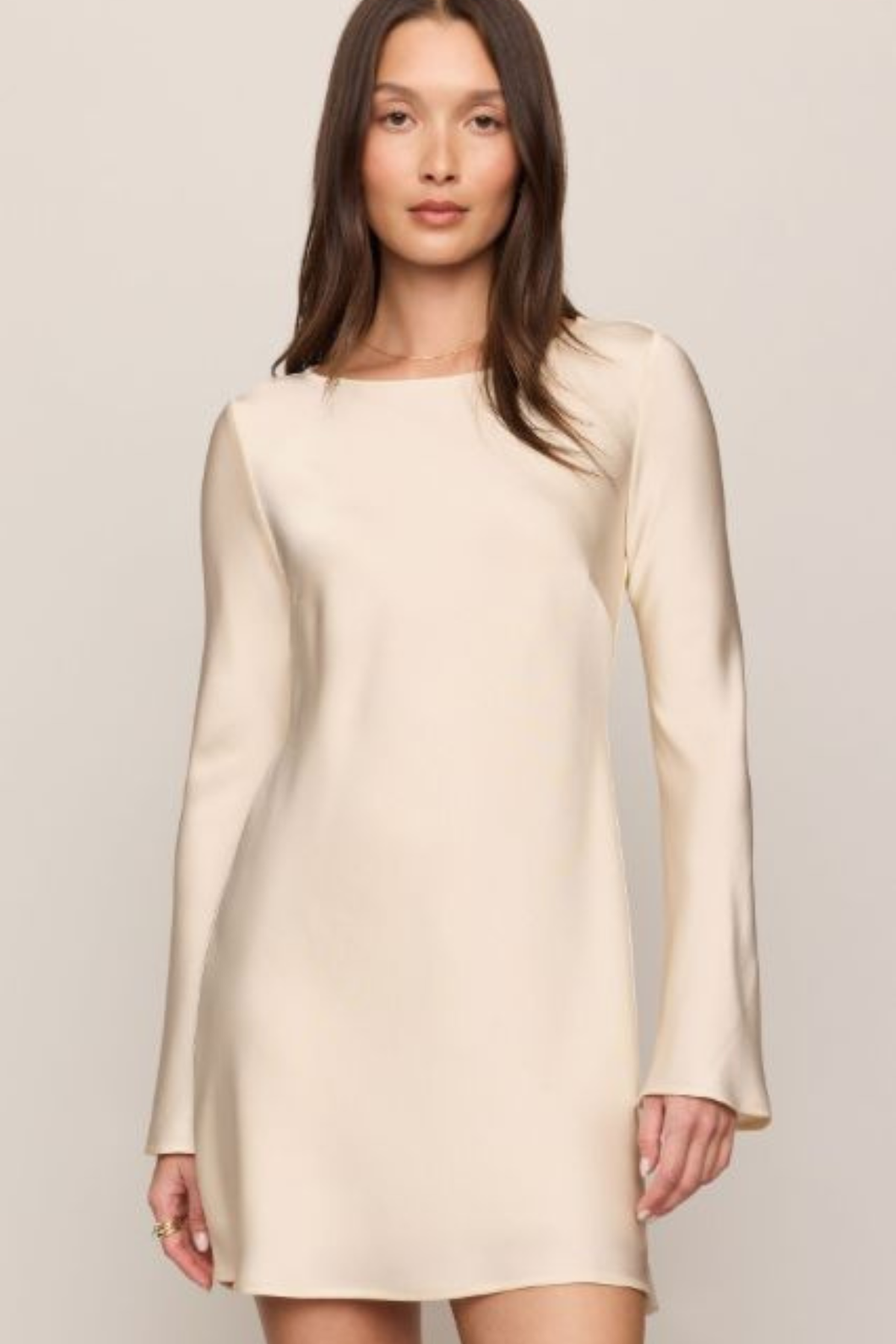 champagne satin dress at jcole shoes tulsa