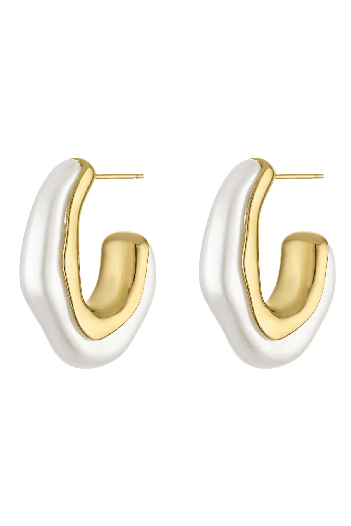 pearl hoop earrings at jcole shoes tulsa