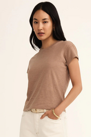 Z Supply: Modern Slub Tee in Iced Coffee