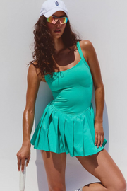 Free People Movement: Swing of Things Dress in Seafoam