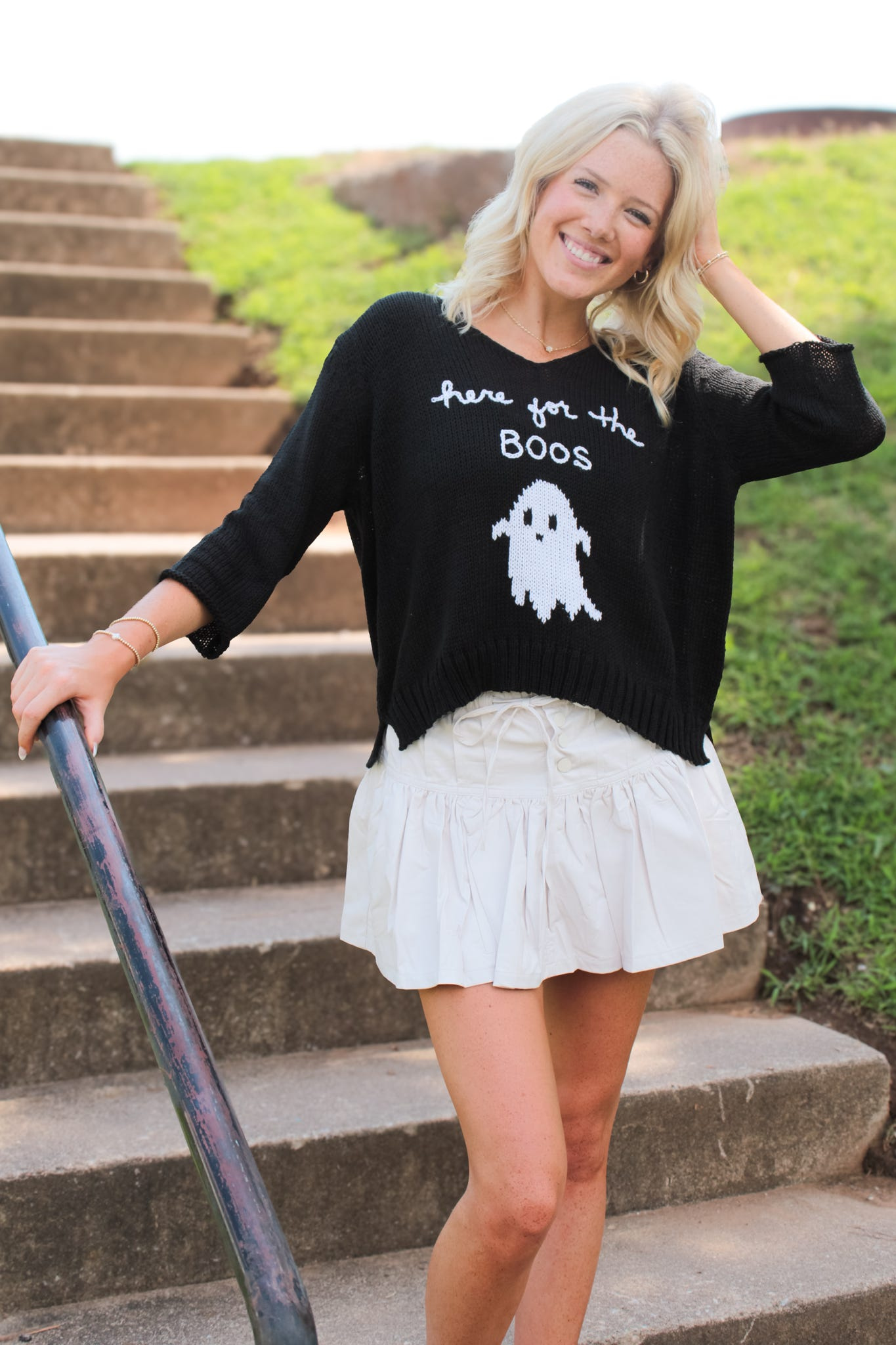 Wooden Ships: Here For The Boos V Neck