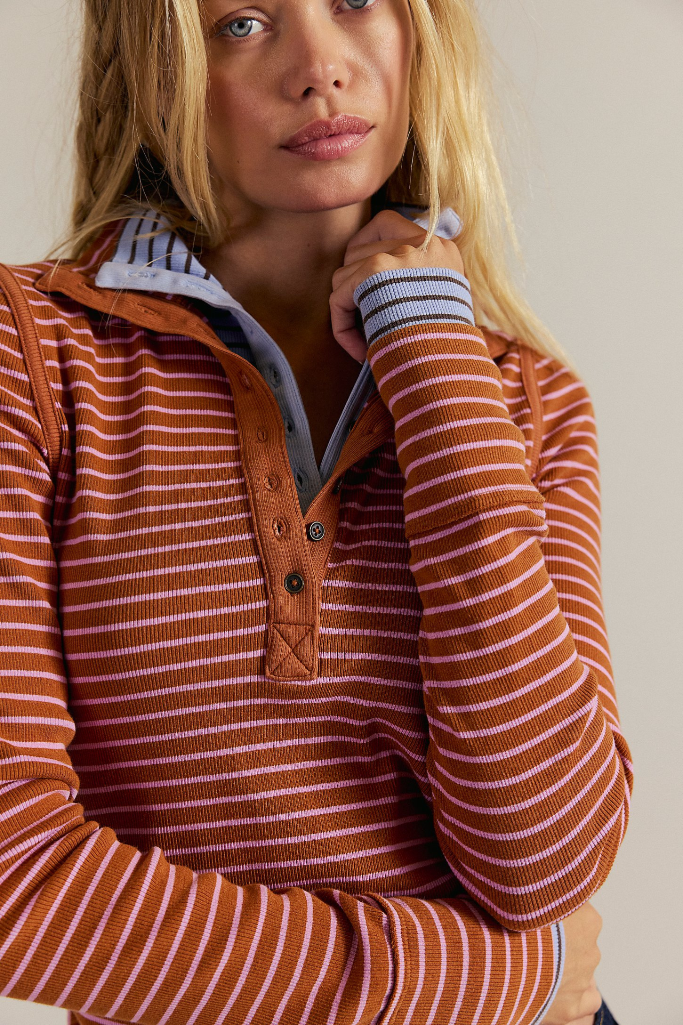 Free People: Lake Henley Stripe