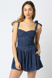 Page Denim Romper