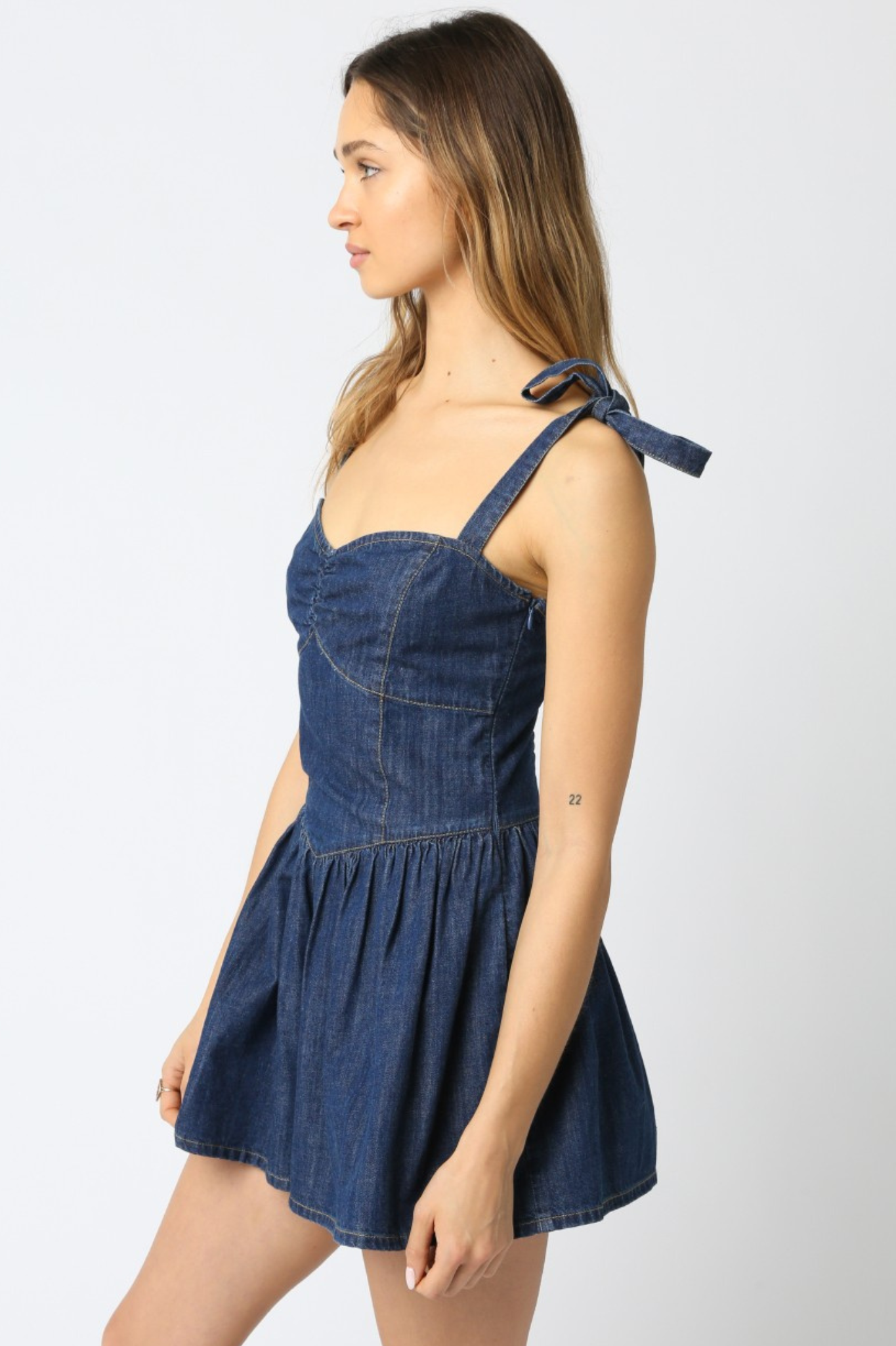 Page Denim Romper