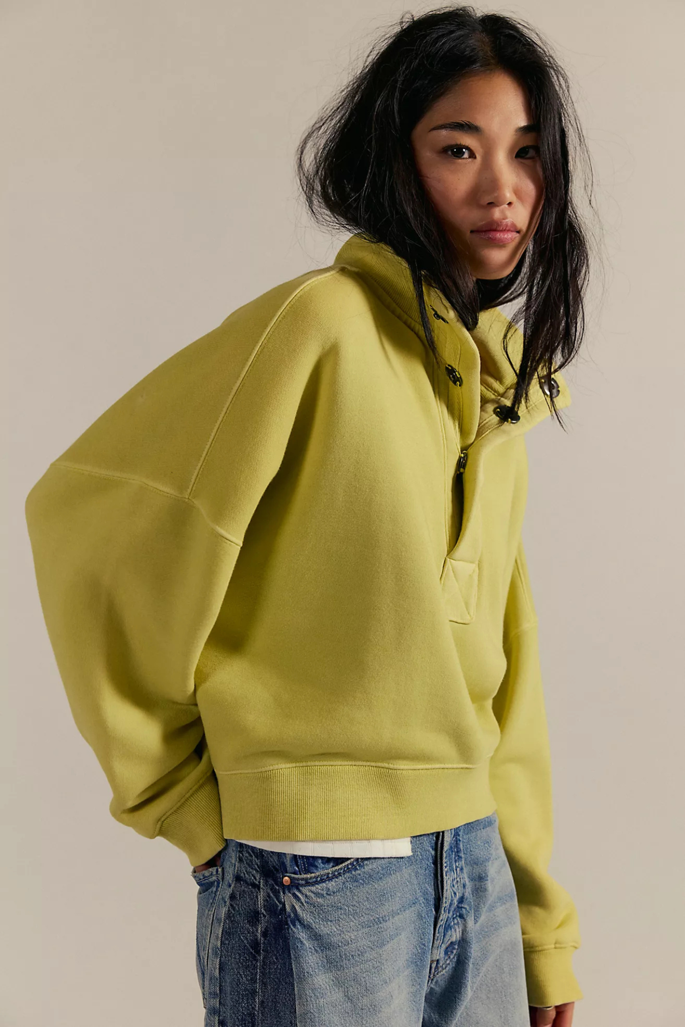 Free People: Timeless Pullover in Acacia