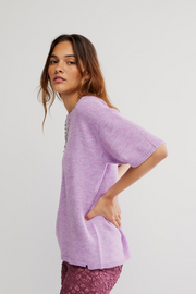 Free People: Margot Sweater Tee in Lilac Spell Melange
