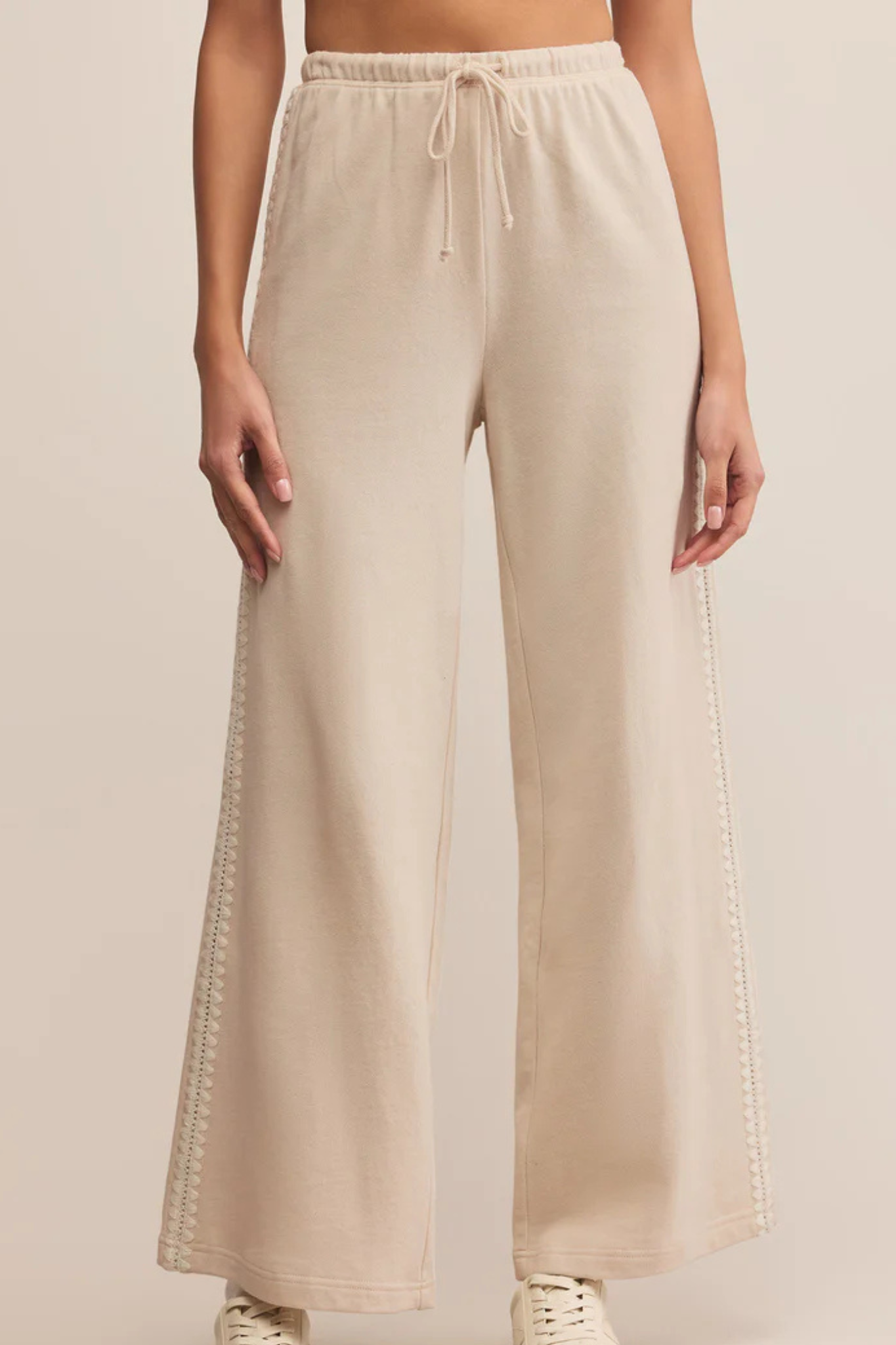 Z Supply: Take All Sweatpants in Crystal