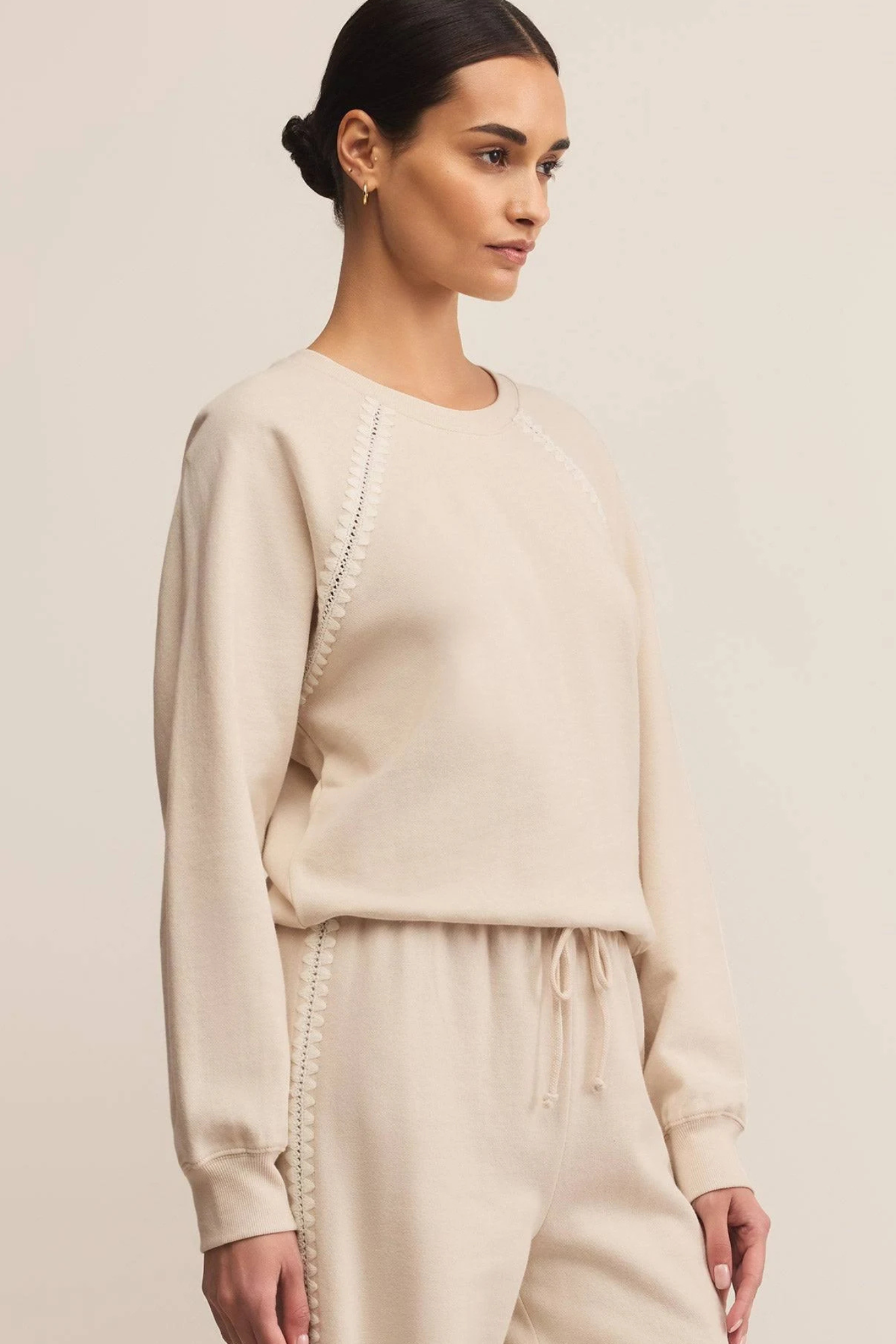 Z Supply: All Around Sweatshirt in Crystal