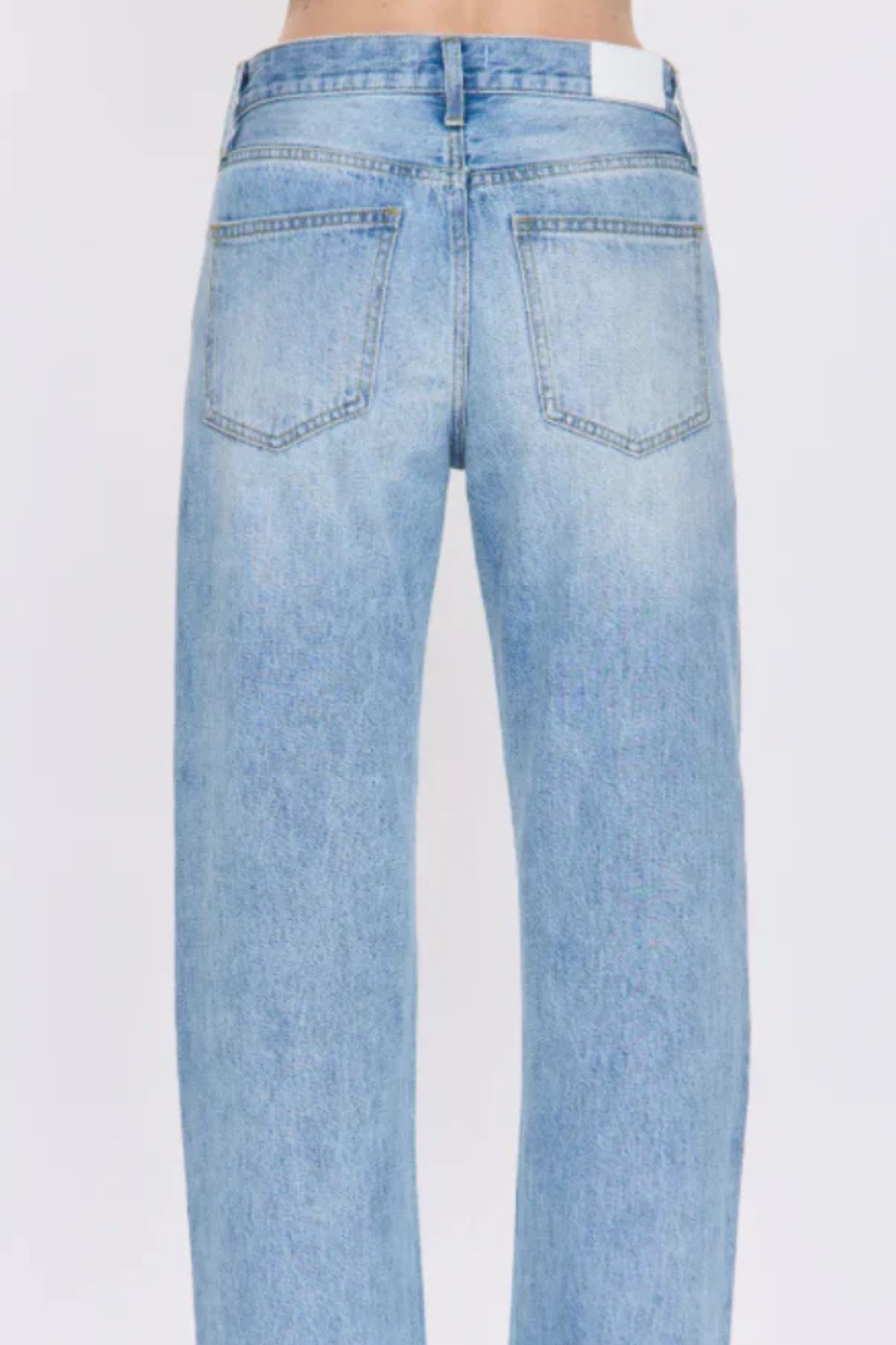 Pistola: Lexi Mid Rise Bowed Straight