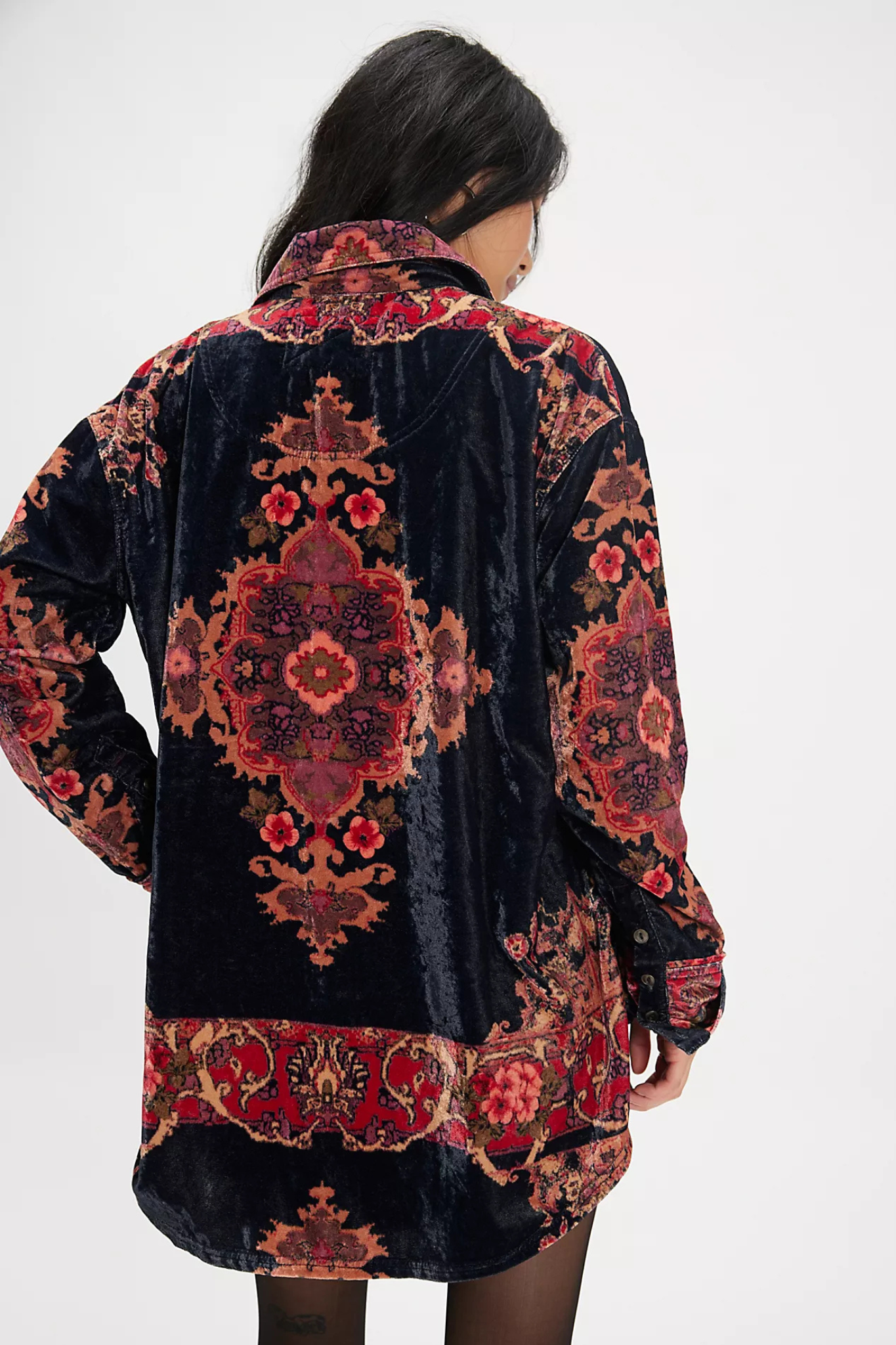 Free People: One Night Velvet Top