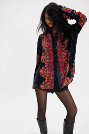 Free People: One Night Velvet Top