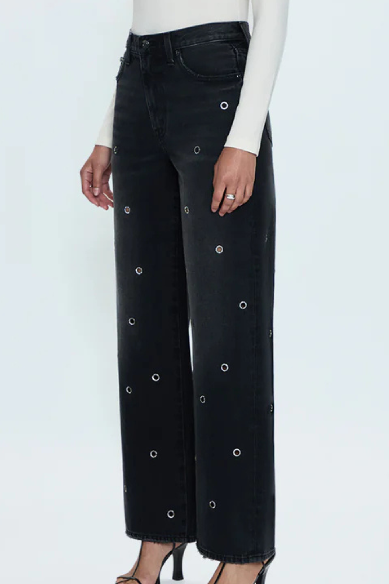 Pistola: Hendrix High Rise Baggy in Glamour