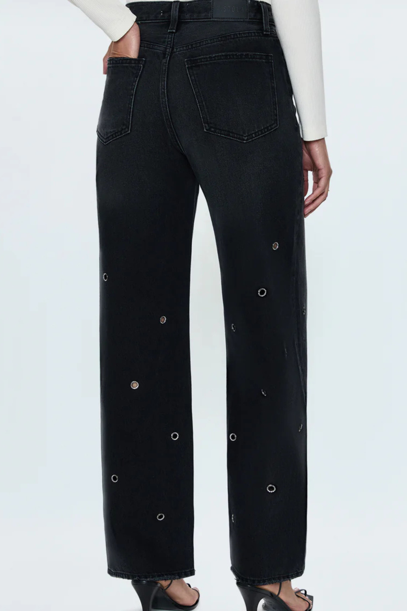 Pistola: Hendrix High Rise Baggy in Glamour