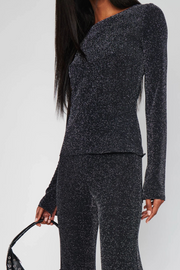 Show Me Your MuMu: Bowie Top in Black Dancing Queen Shine