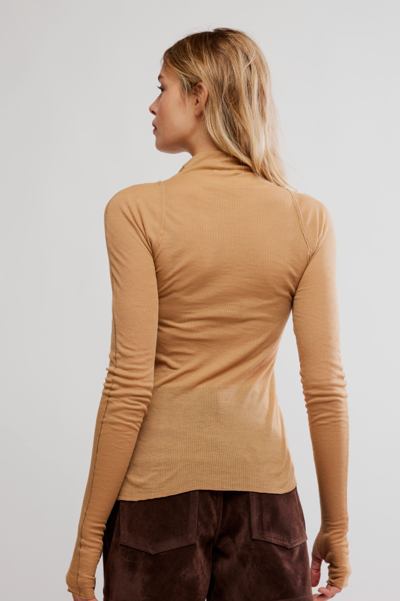 Free People: Close To Home Layering Top in Praline