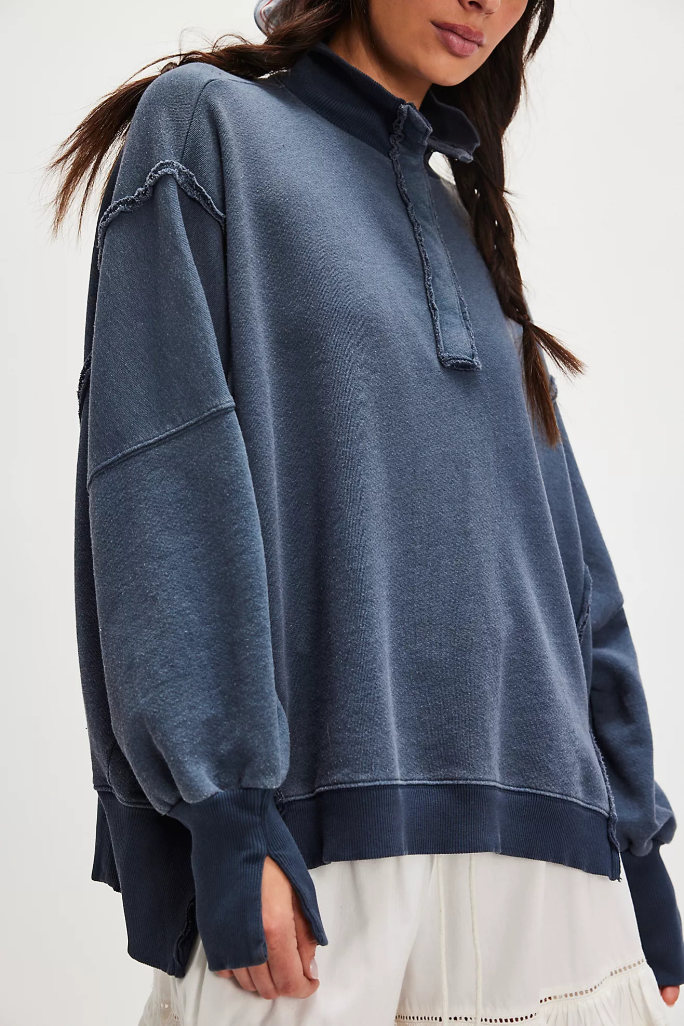 Free People: Camden Henley in Navy