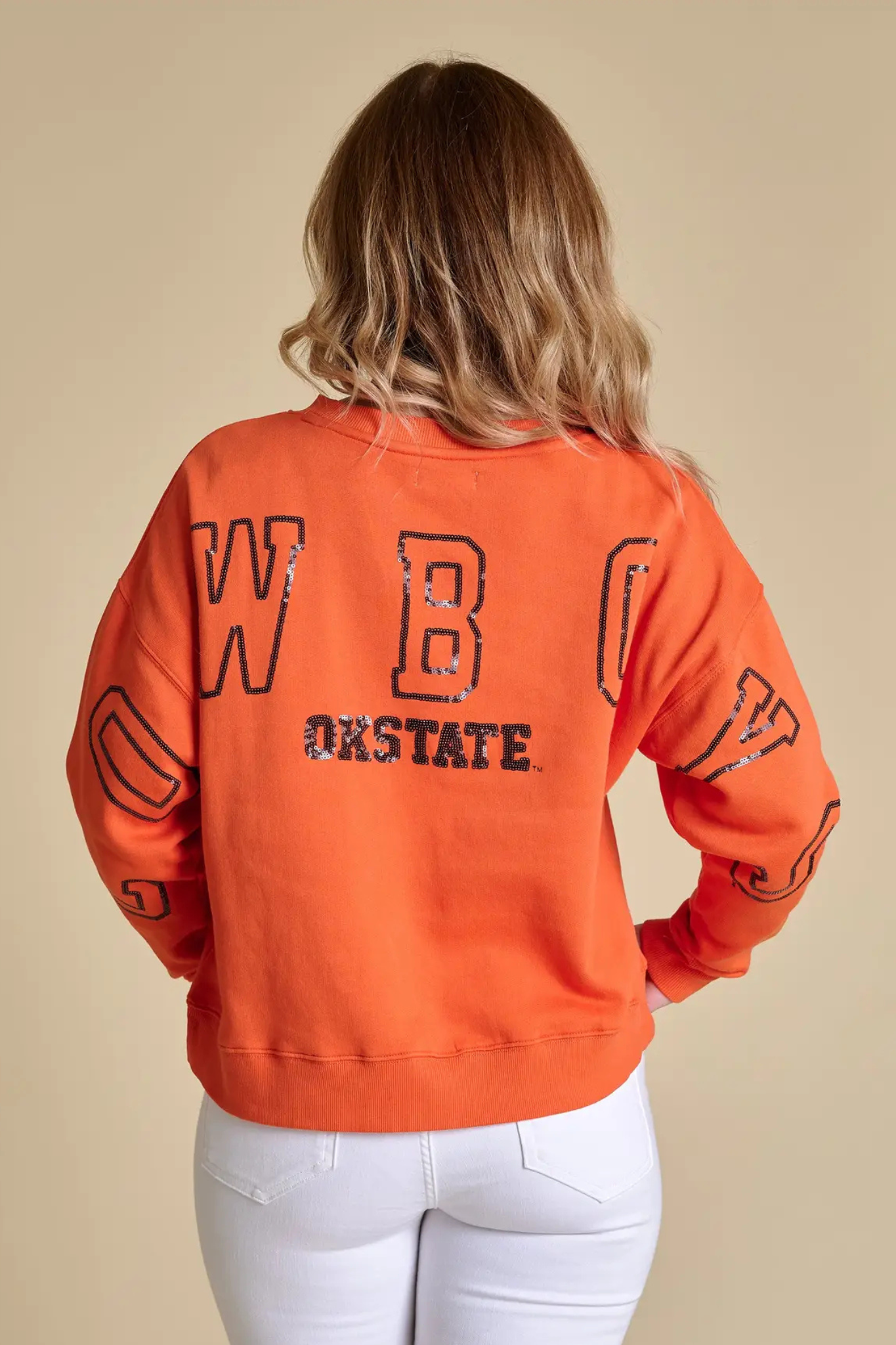 Stewart Simmons: The Sequin Boxy Sweatshirt | Ok State