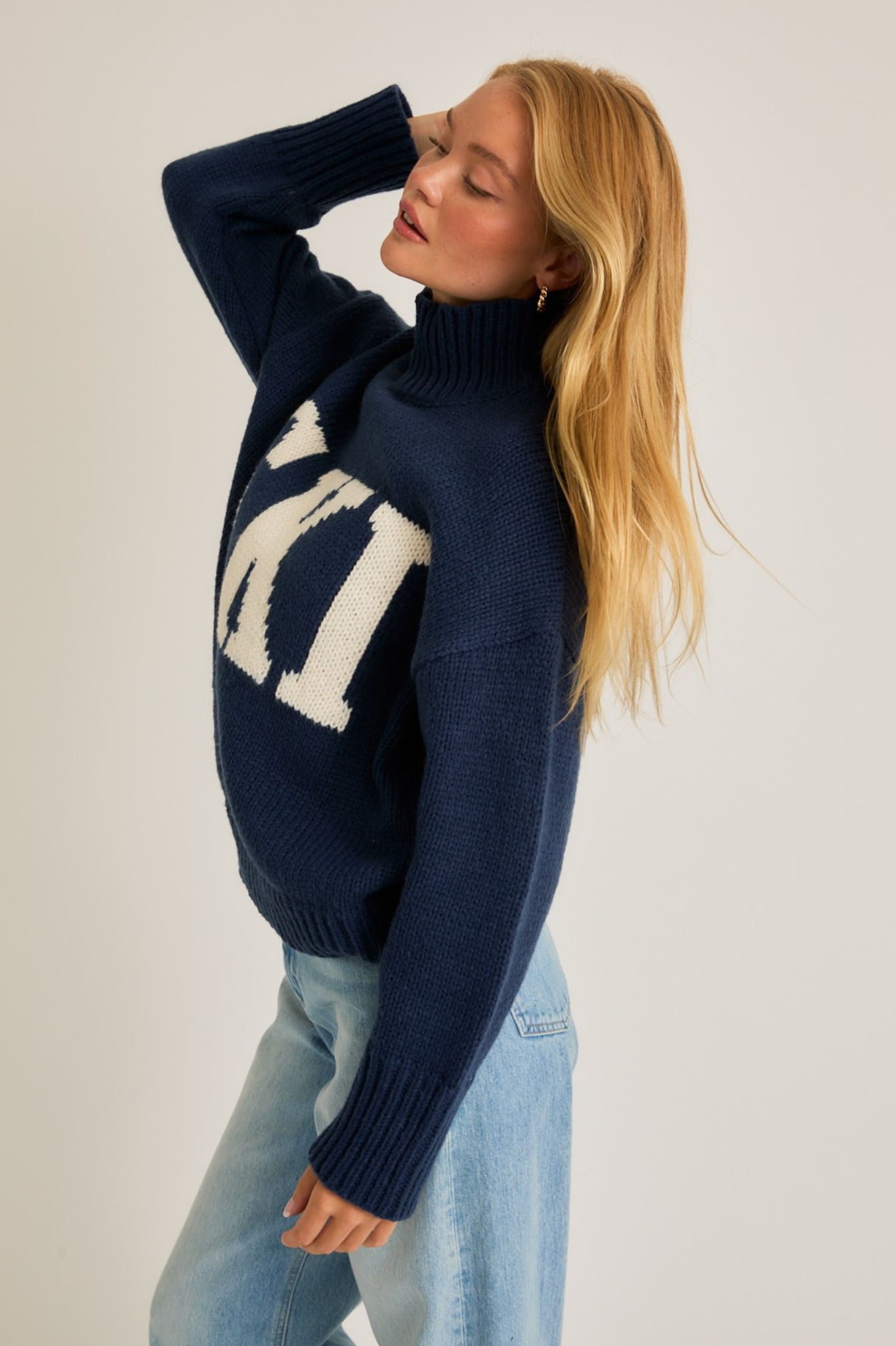 Oversized "Ski" Sweater