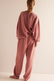 Free People: Slow It Down Jogger in Rose Dawn