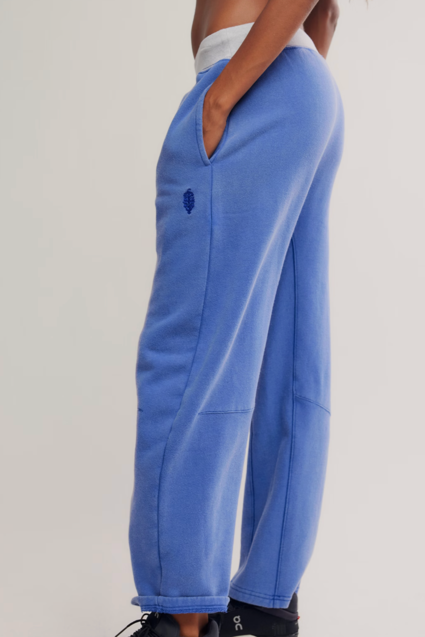 Free People Movement : You Wish Pant in Blue Combo