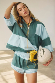 Free People Movement: Retro Rugby Set in Heritage Green