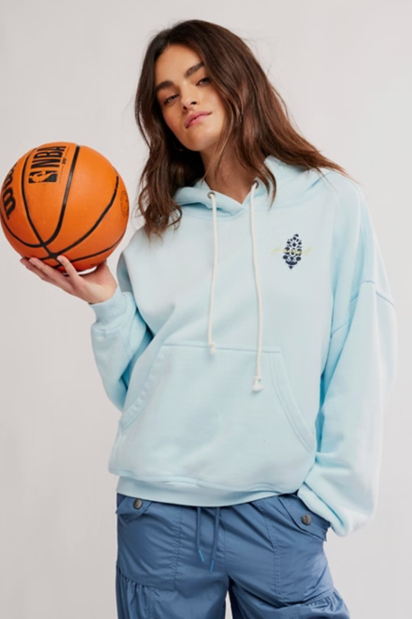 Free People Movement: CTW Final Call Hoodie in Retro Blue